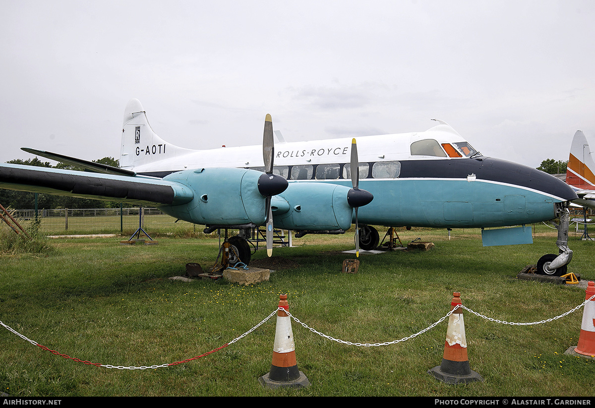 Aircraft Photo of G-AOTI | De Havilland D.H. 114 Heron 2D | Rolls-Royce | AirHistory.net #656095