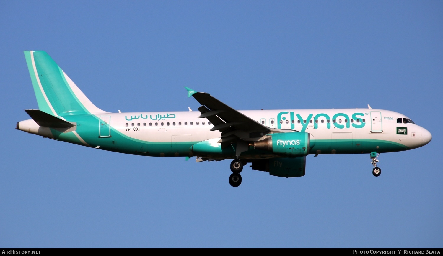 Aircraft Photo of VP-CXI | Airbus A320-214 | Flynas | AirHistory.net #656105