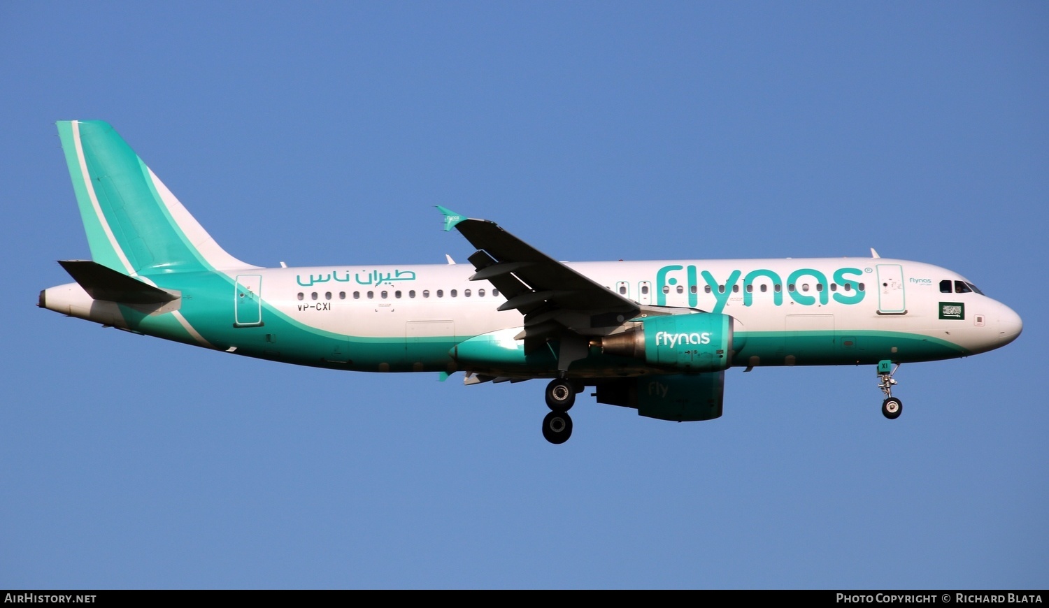Aircraft Photo of VP-CXI | Airbus A320-214 | Flynas | AirHistory.net #656105