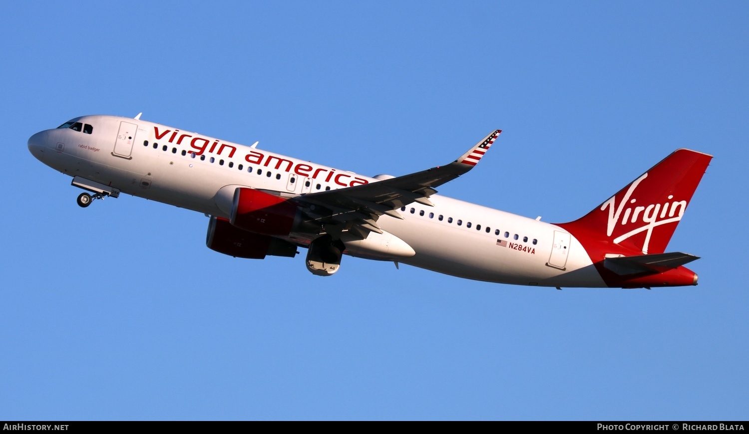 Aircraft Photo of N284VA | Airbus A320-214 | Virgin America | AirHistory.net #656108