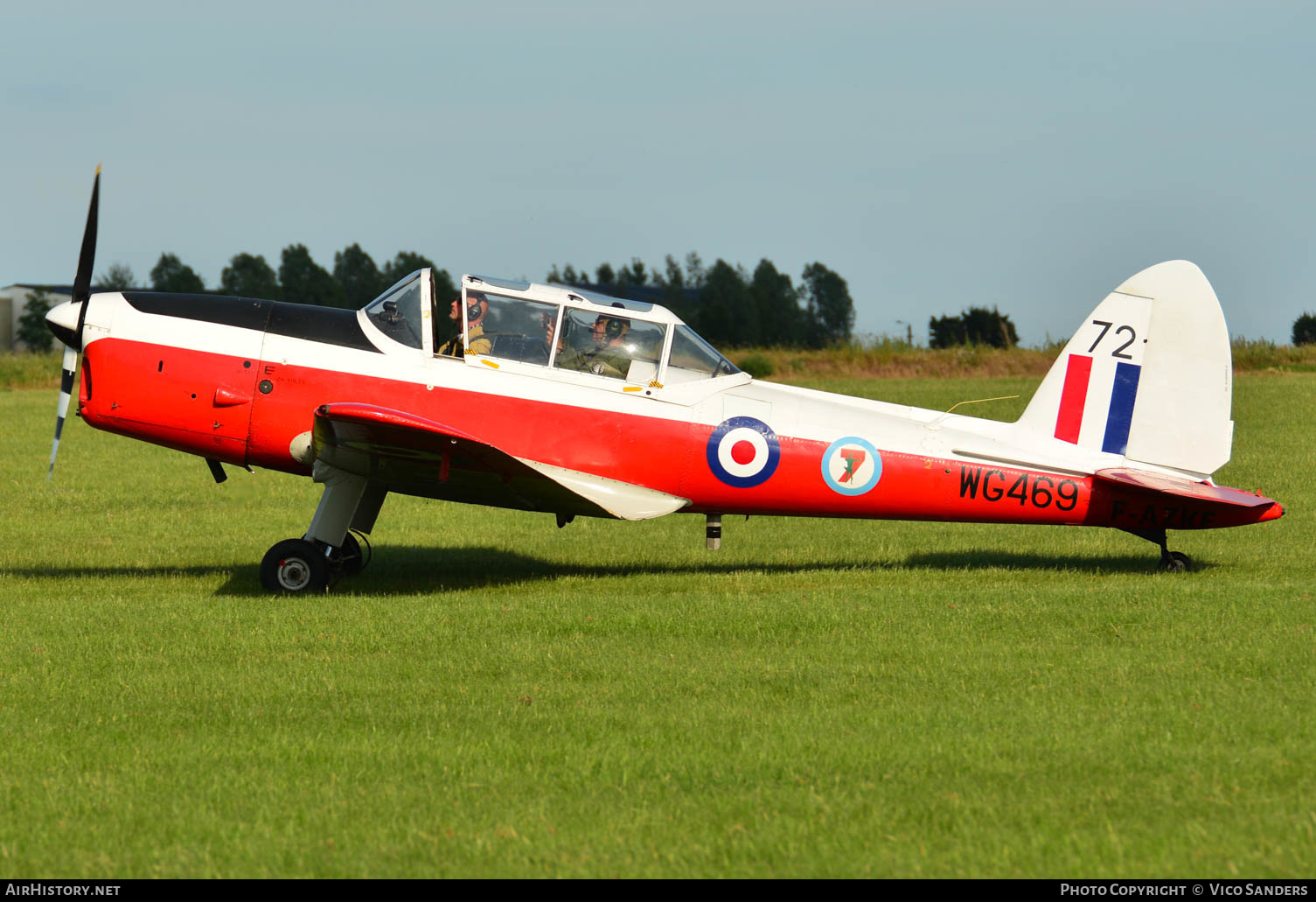 Aircraft Photo of F-AZKE / WG469 | De Havilland Canada DHC-1 Chipmunk T10 | UK - Air Force | AirHistory.net #656125