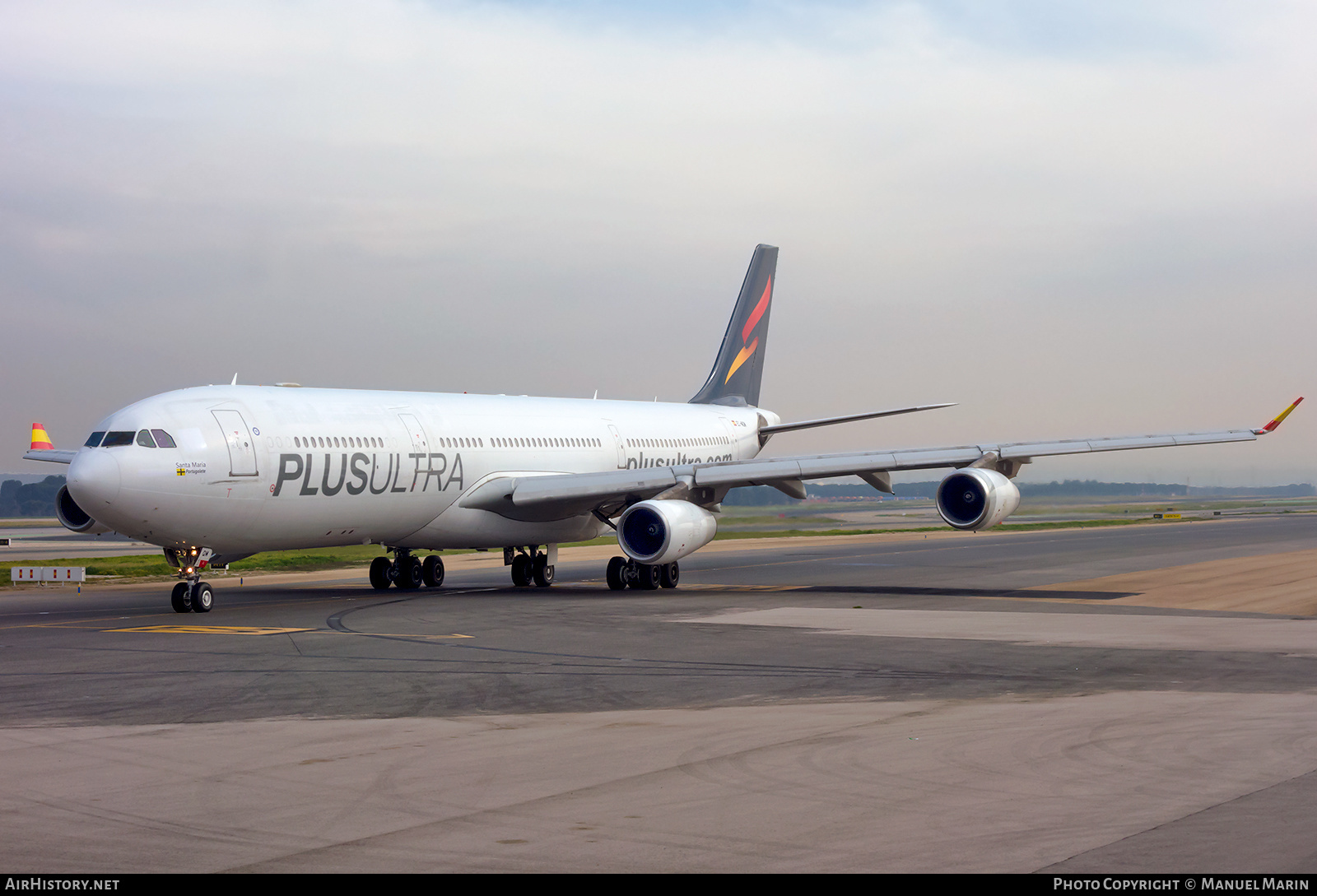 Aircraft Photo of EC-MQM | Airbus A340-313X | Plus Ultra Líneas Aéreas | AirHistory.net #656142