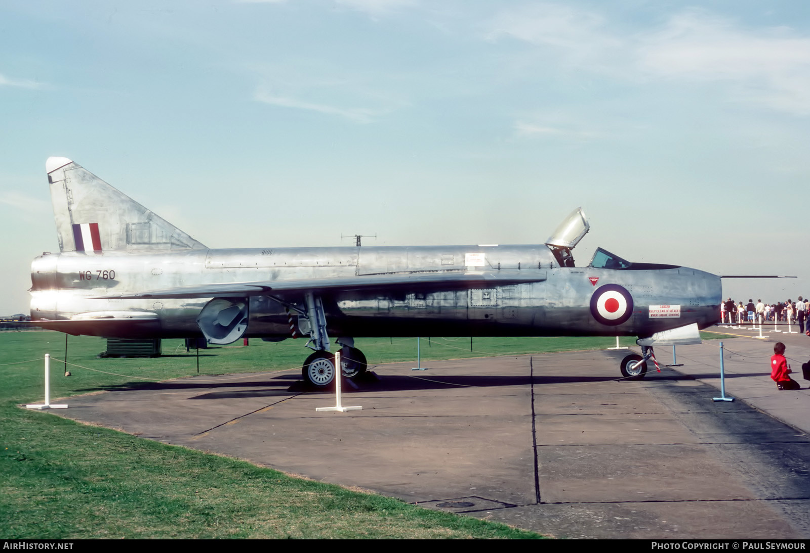 Aircraft Photo of WG760 | English Electric P.1A | UK - Air Force | AirHistory.net #656158