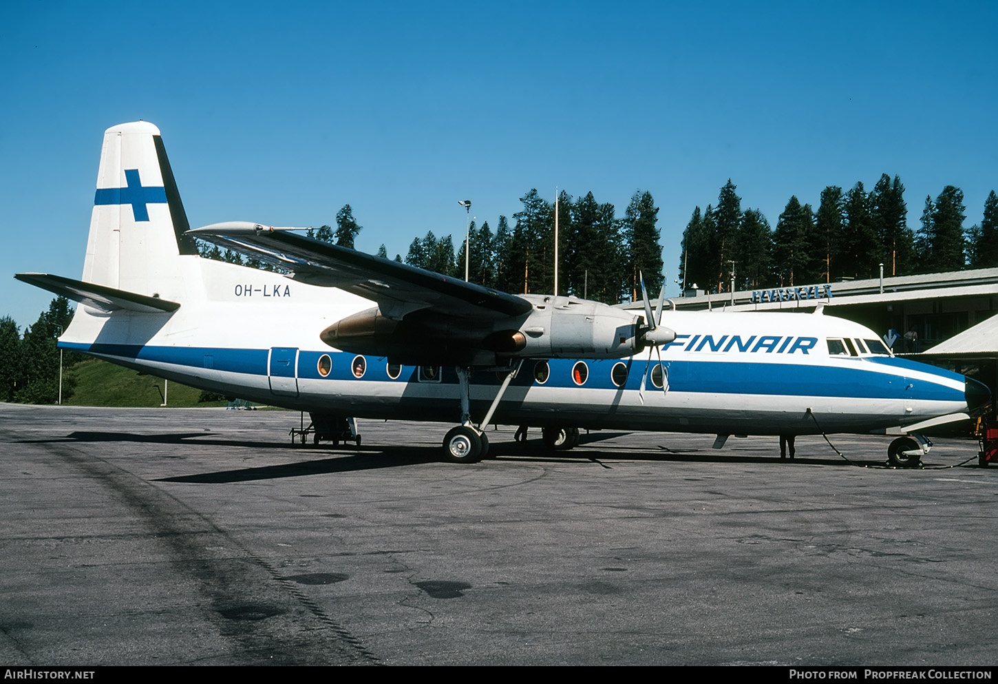 Aircraft Photo of OH-LKA | Fokker F27-200 Friendship | Finnair | AirHistory.net #656159