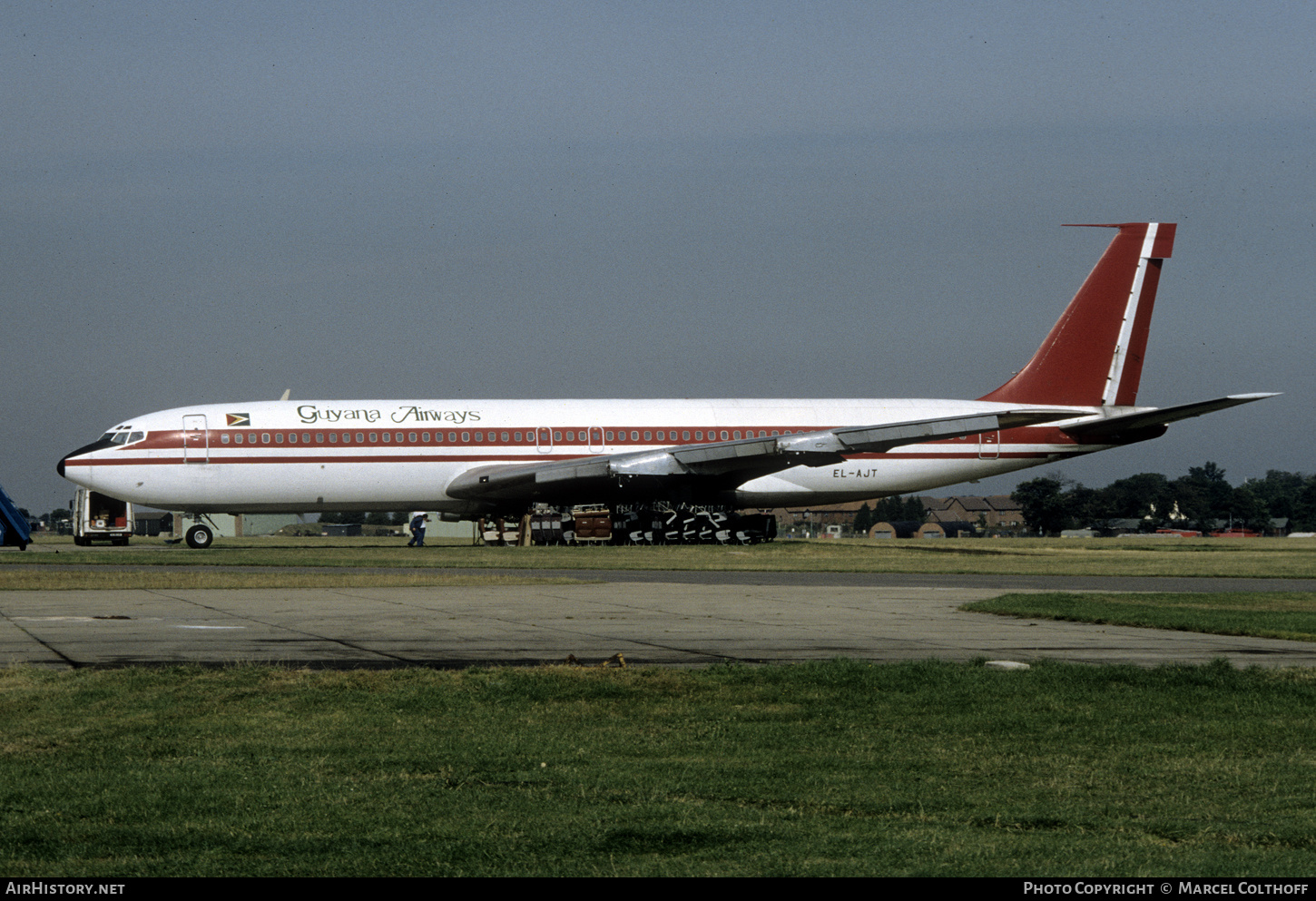 Aircraft Photo of EL-AJT | Boeing 707-344B | Guyana Airways | AirHistory.net #656207
