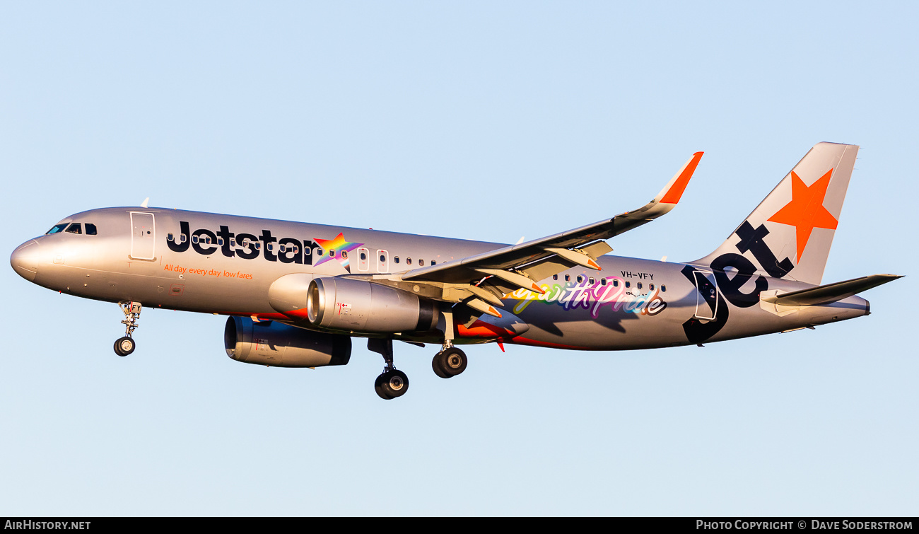 Aircraft Photo of VH-VFY | Airbus A320-232 | Jetstar Airways | AirHistory.net #656216