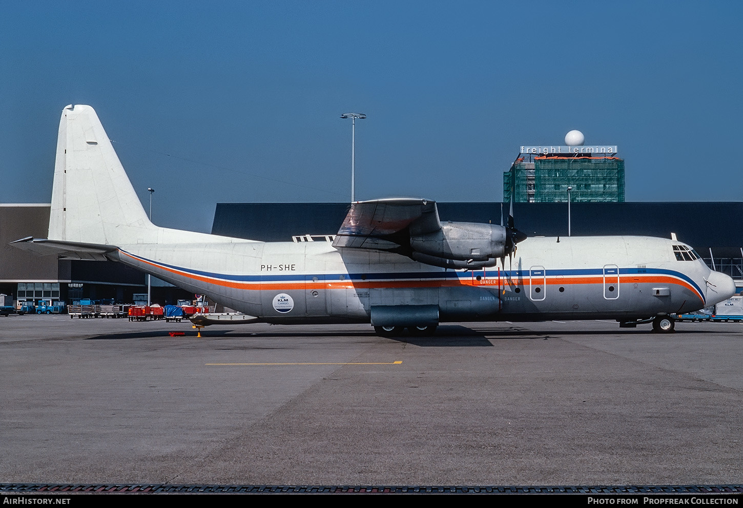 Aircraft Photo of PH-SHE | Lockheed L-100-30 Hercules (382G) | KLM - Royal Dutch Airlines Cargo | AirHistory.net #656221