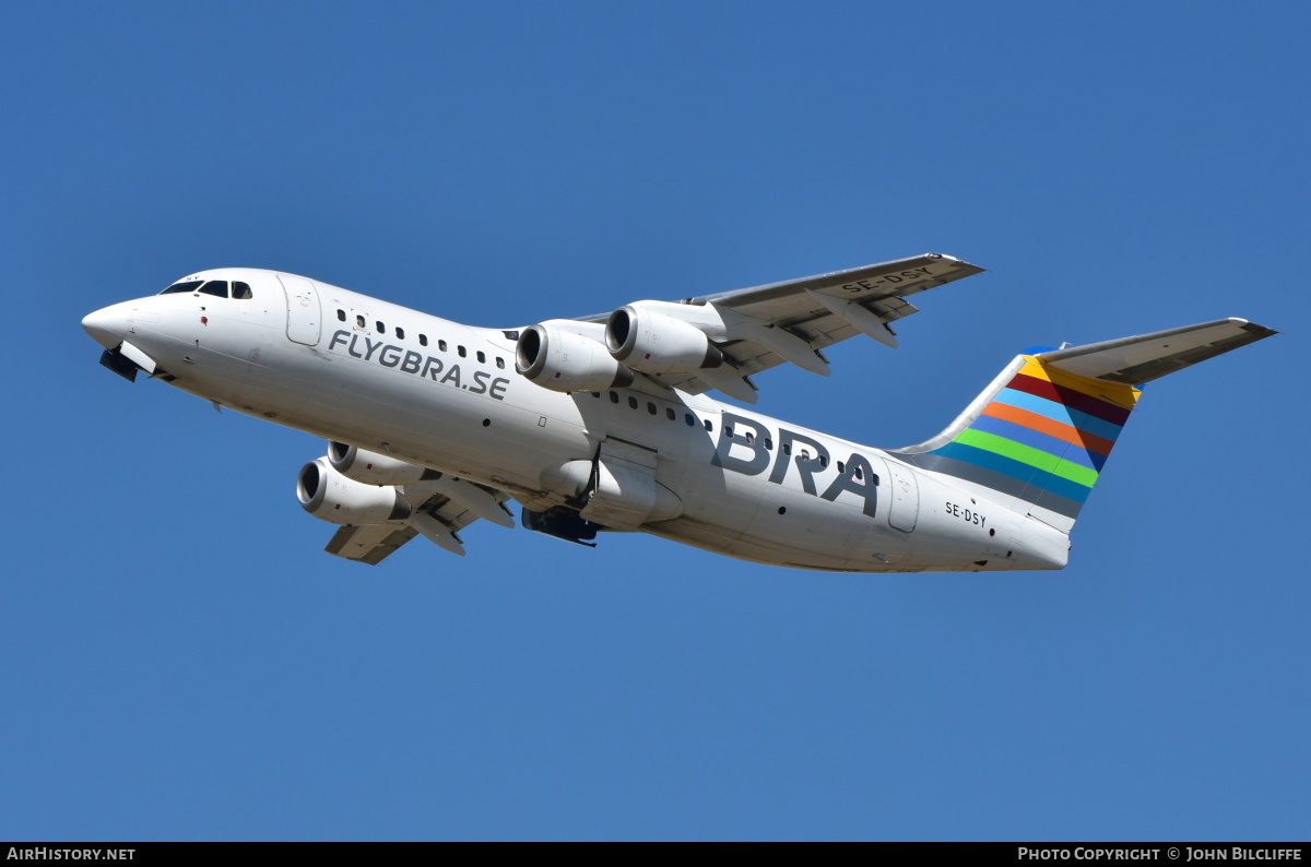 Aircraft Photo of SE-DSY | British Aerospace Avro 146-RJ100 | BRA - Braathens Regional Airlines | AirHistory.net #656253