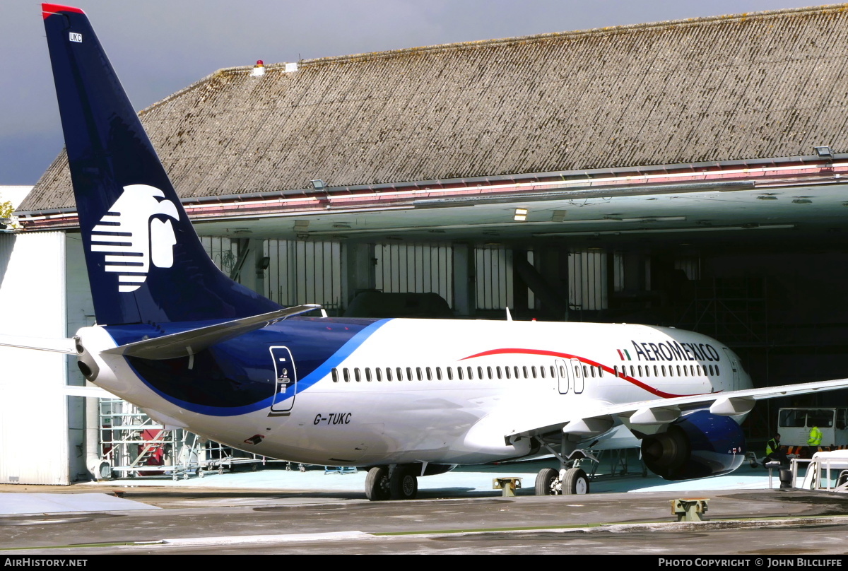 Aircraft Photo of G-TUKC | Boeing 737-8FZ | AeroMéxico | AirHistory.net #656281