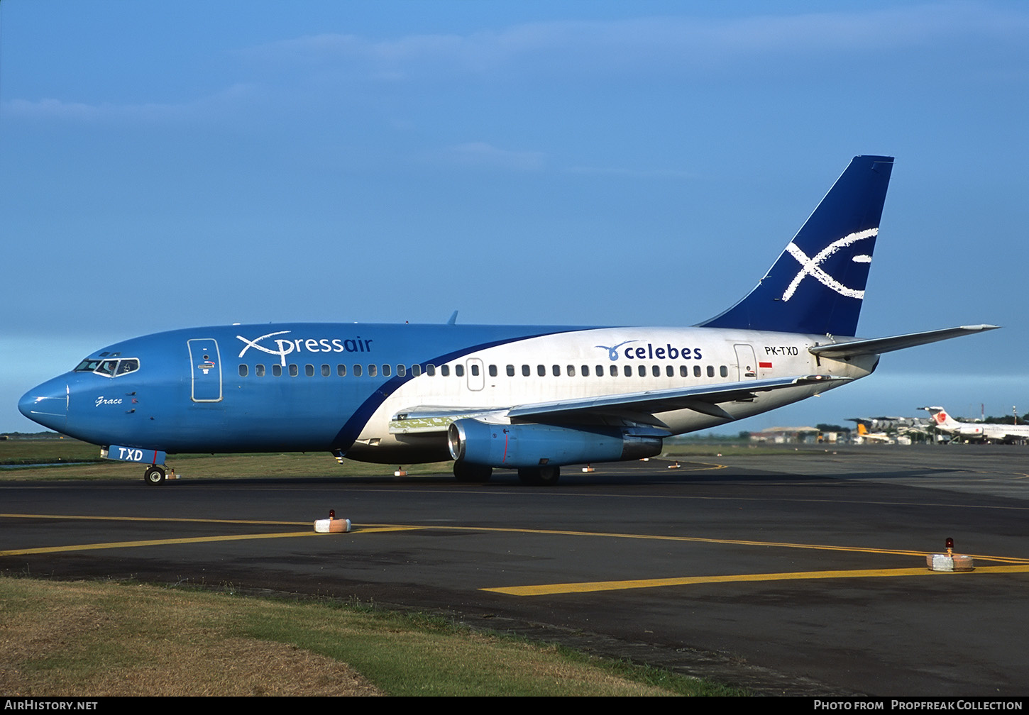 Aircraft Photo of PK-TXD | Boeing 737-284/Adv | XpressAir | AirHistory.net #656283