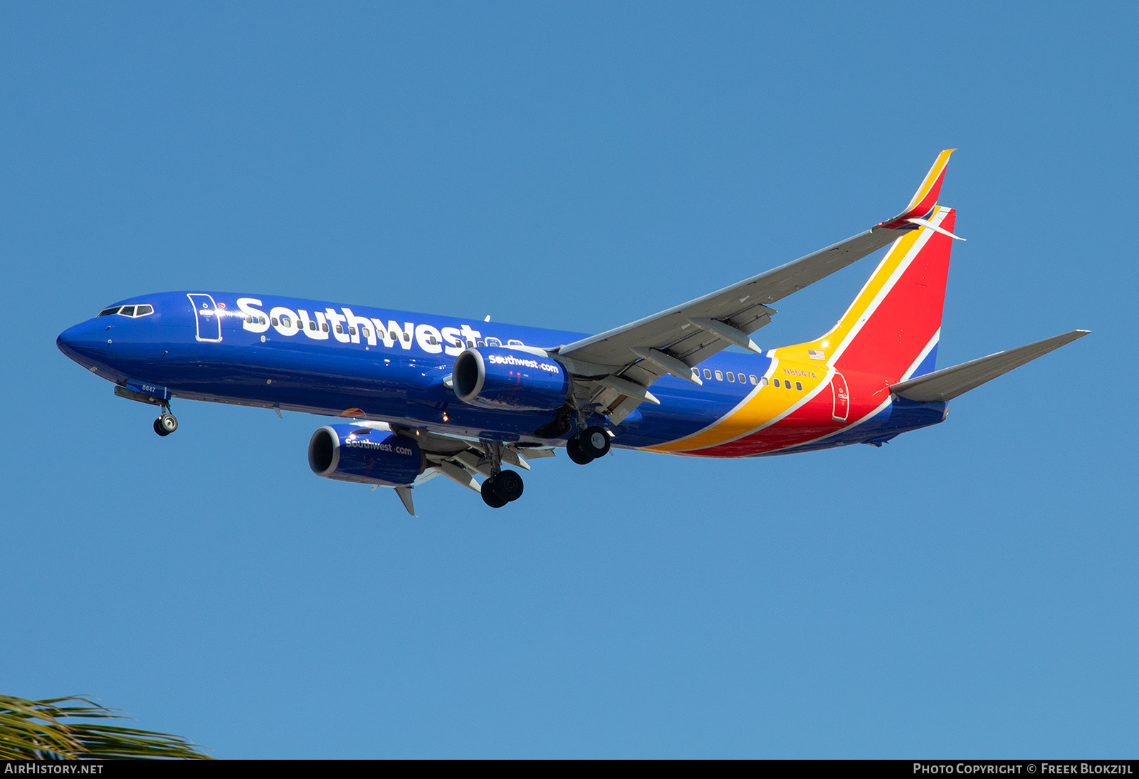 Aircraft Photo of N8647A | Boeing 737-8H4 | Southwest Airlines | AirHistory.net #656290