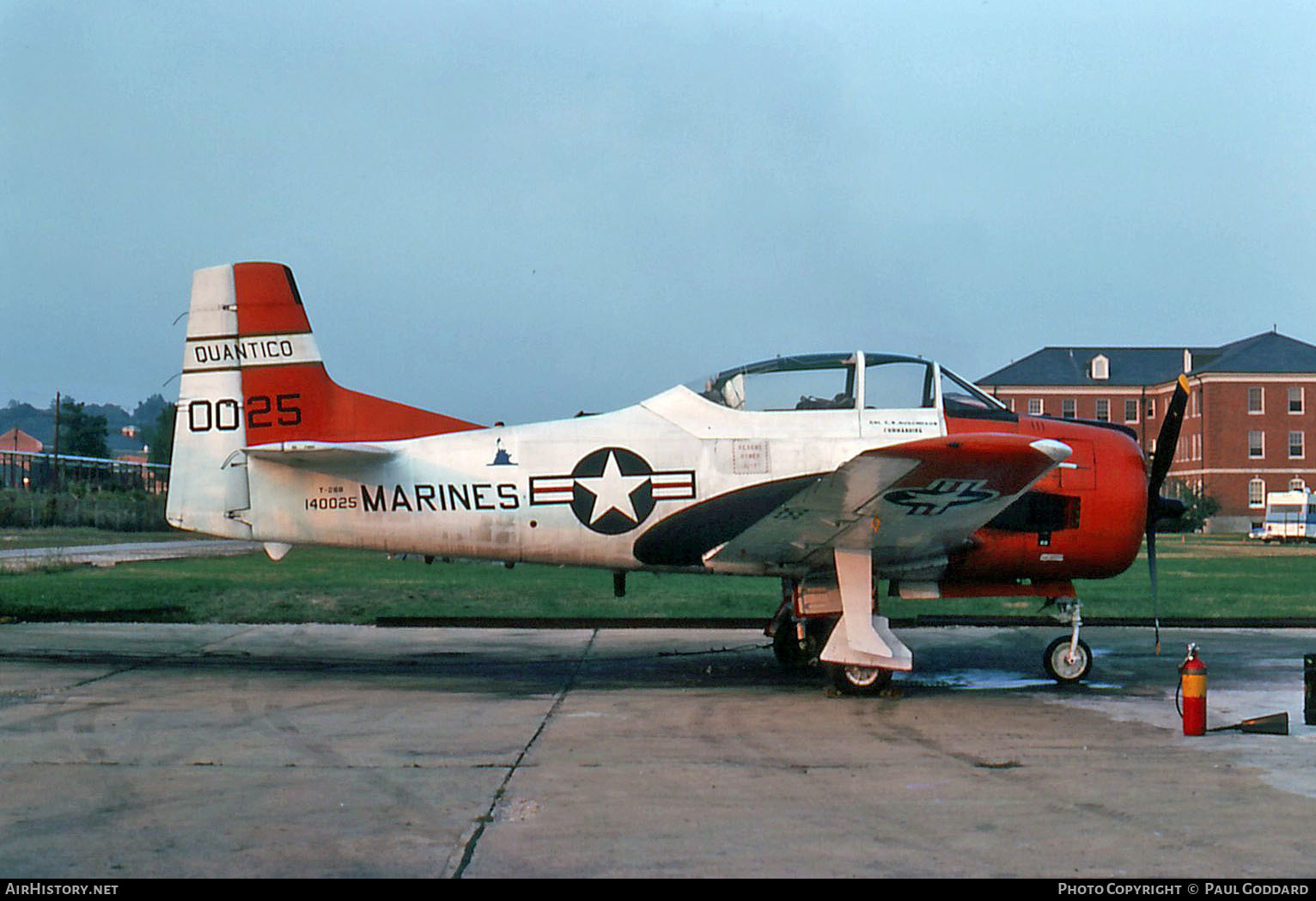 Aircraft Photo of 140025 / 0025 | North American T-28B Trojan | USA - Marines | AirHistory.net #656296