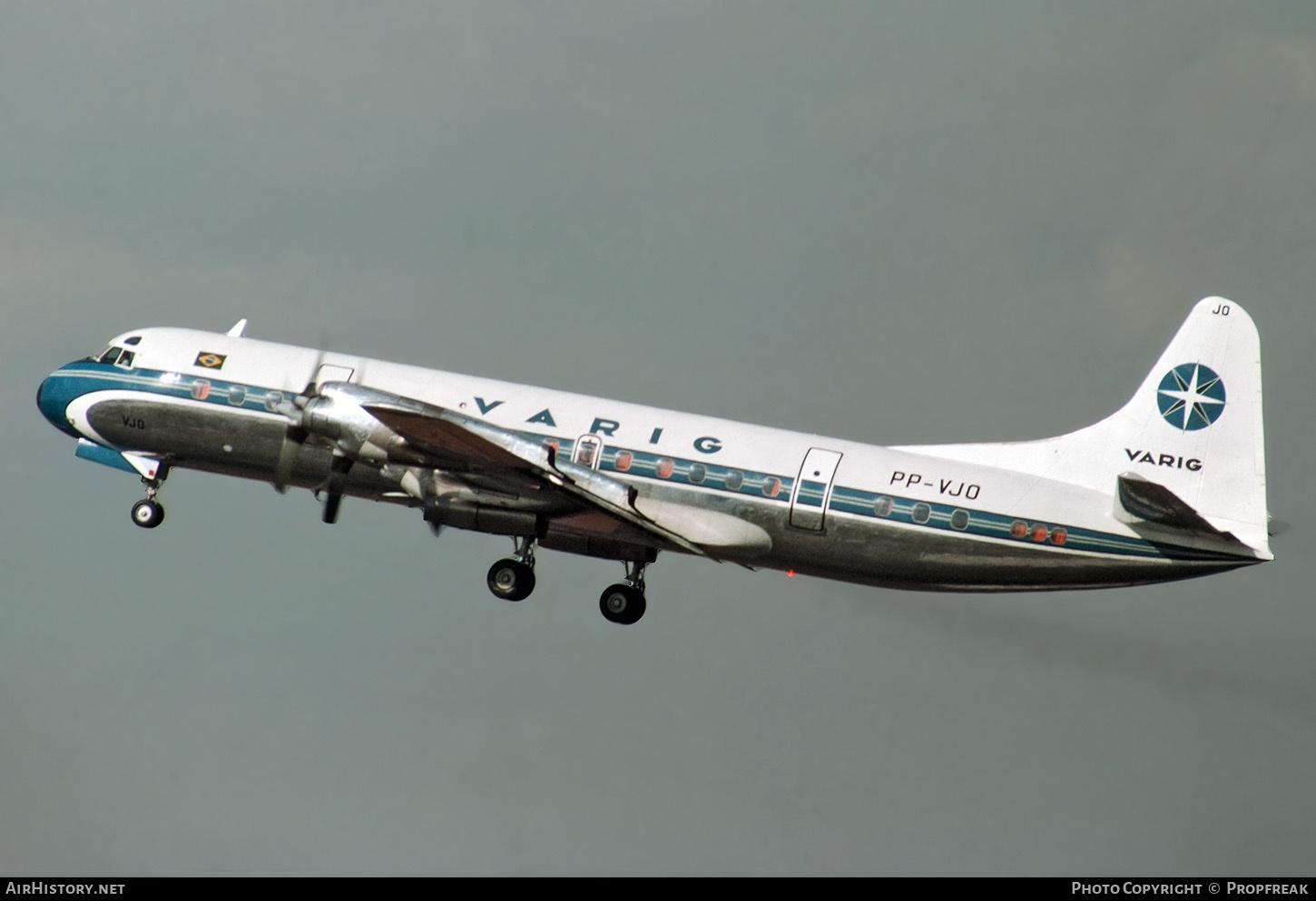 Aircraft Photo of PP-VJO | Lockheed L-188A Electra | Varig | AirHistory.net #656299