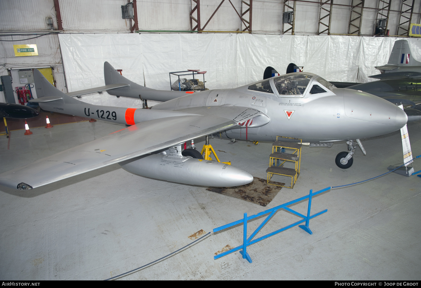 Aircraft Photo of F-AZGU / U-1229 | De Havilland D.H. 115 Vampire T55 | Switzerland - Air Force | AirHistory.net #656326