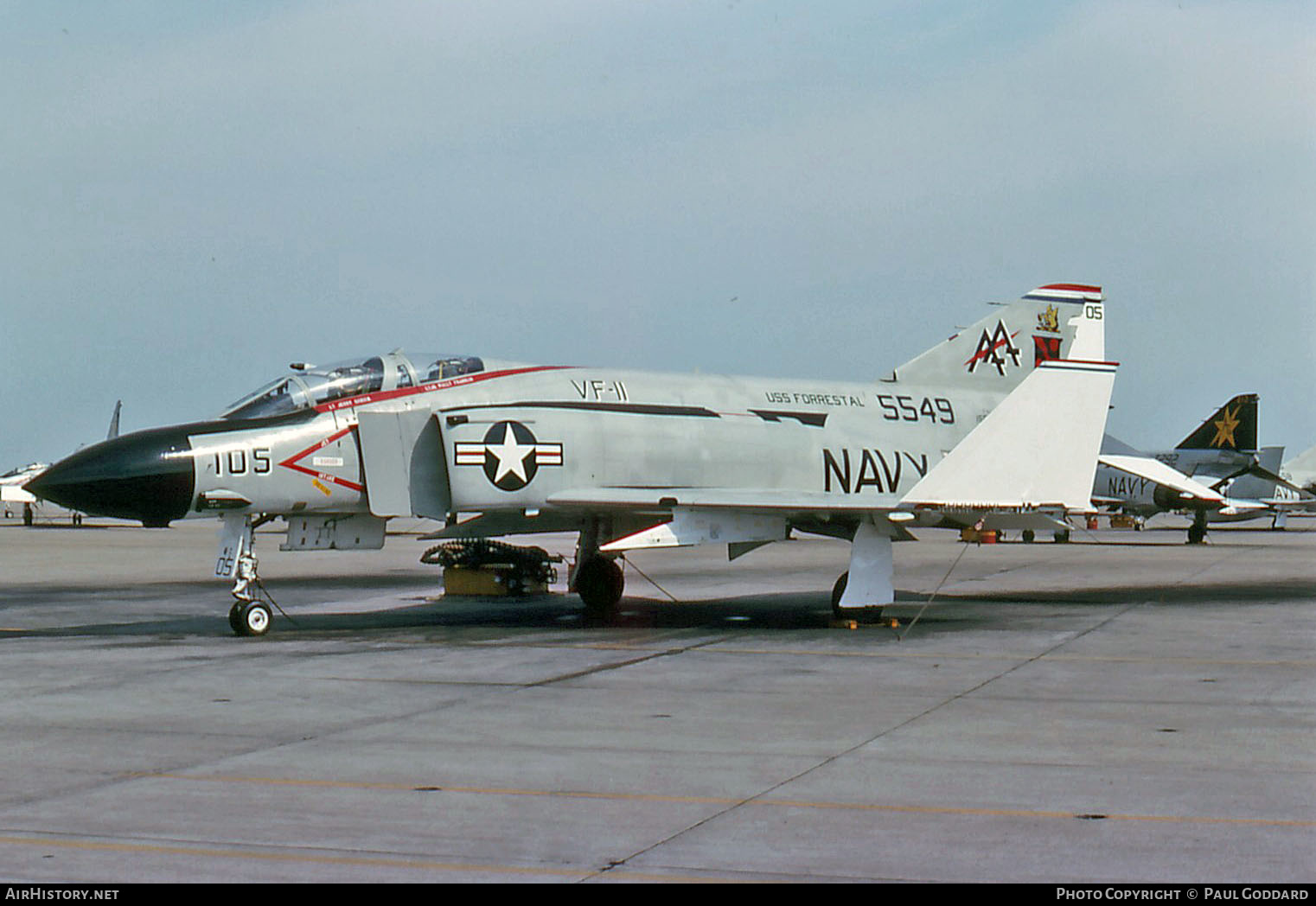 Aircraft Photo of 155549 / 5549 | McDonnell Douglas F-4J Phantom II | USA - Navy | AirHistory.net #656329