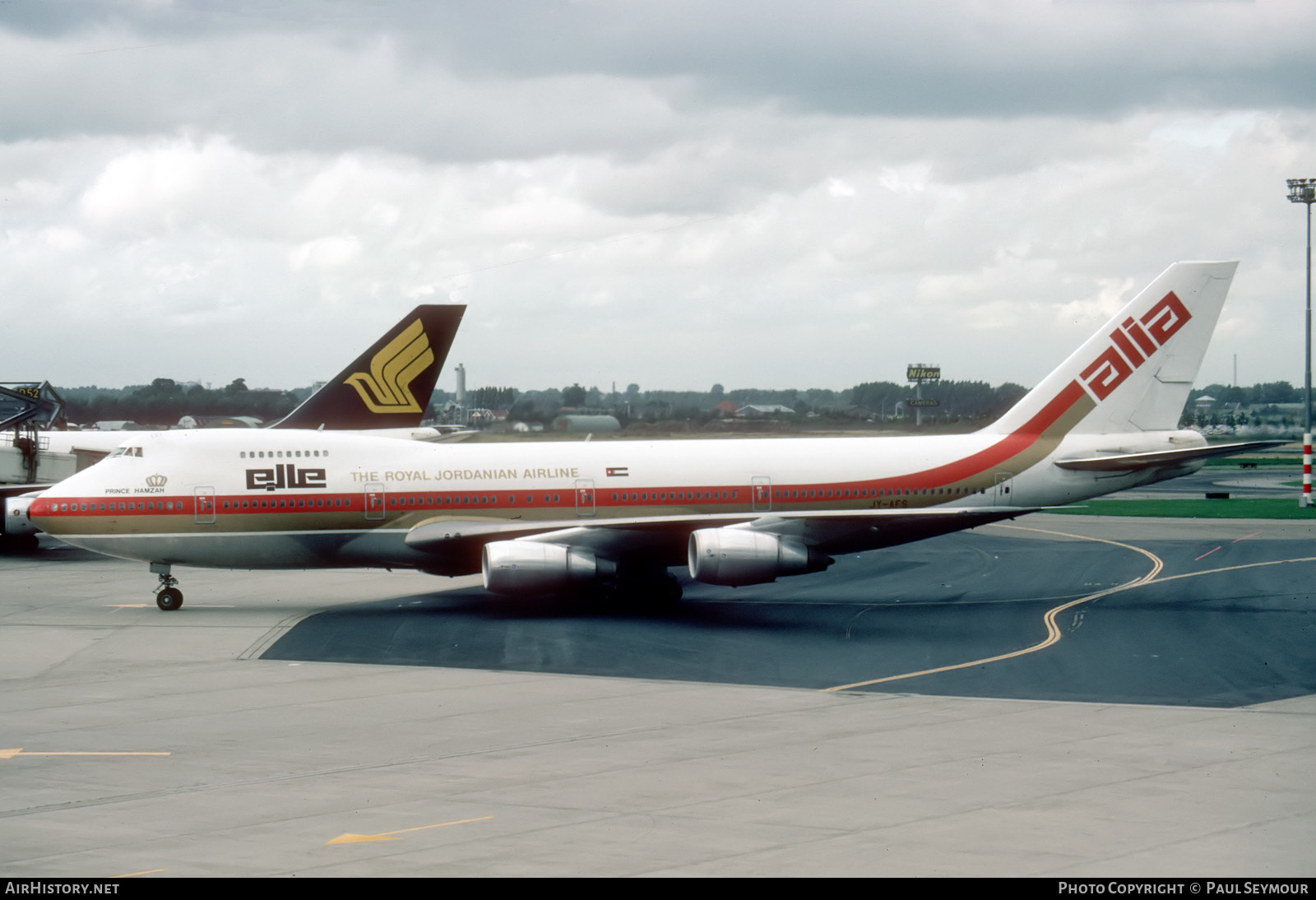 Aircraft Photo of JY-AFS | Boeing 747-2D3B | Alia - The Royal Jordanian Airline | AirHistory.net #656347