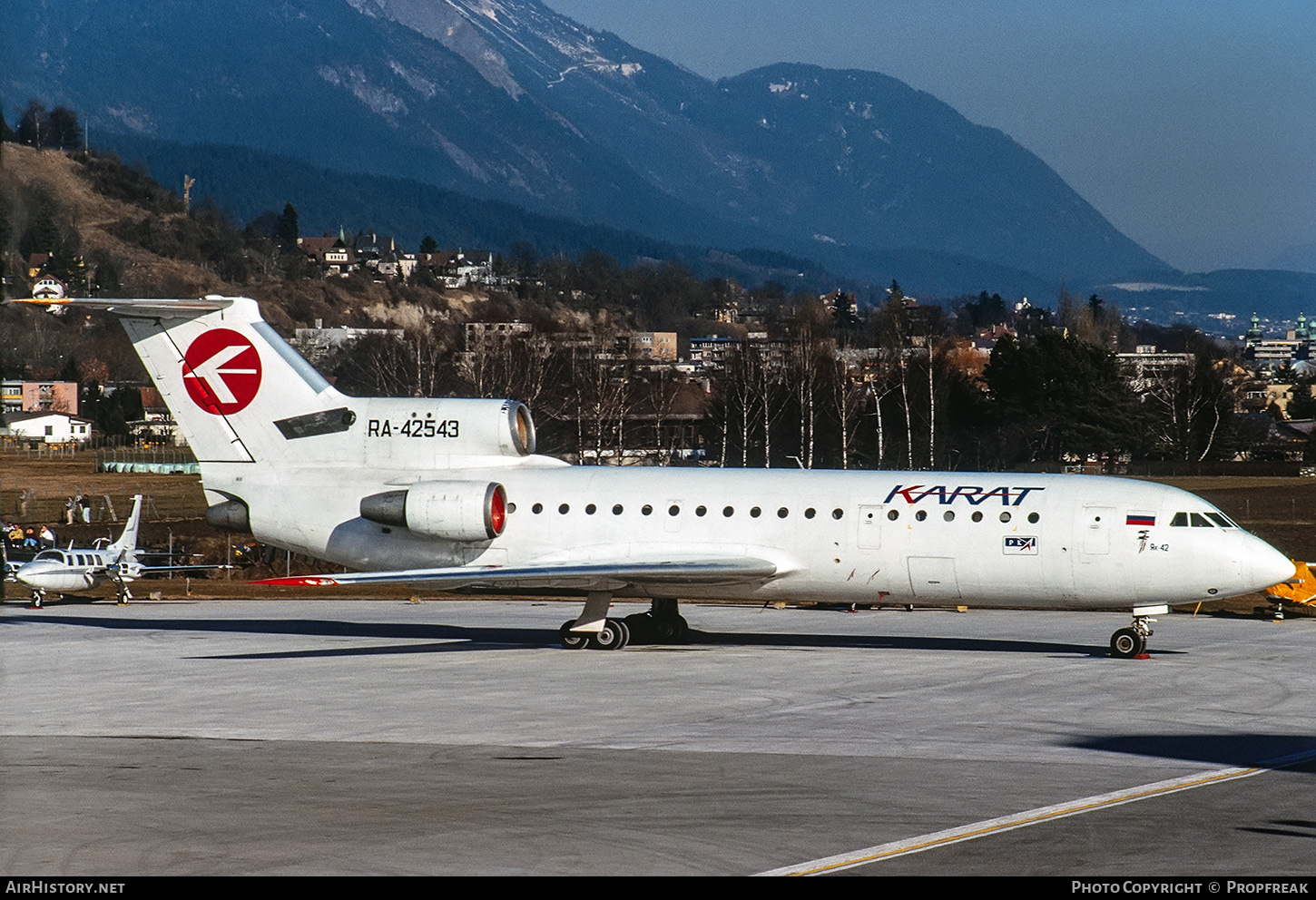 Aircraft Photo of RA-42543 | Yakovlev Yak-42 | Karat Aviakompania | AirHistory.net #656352