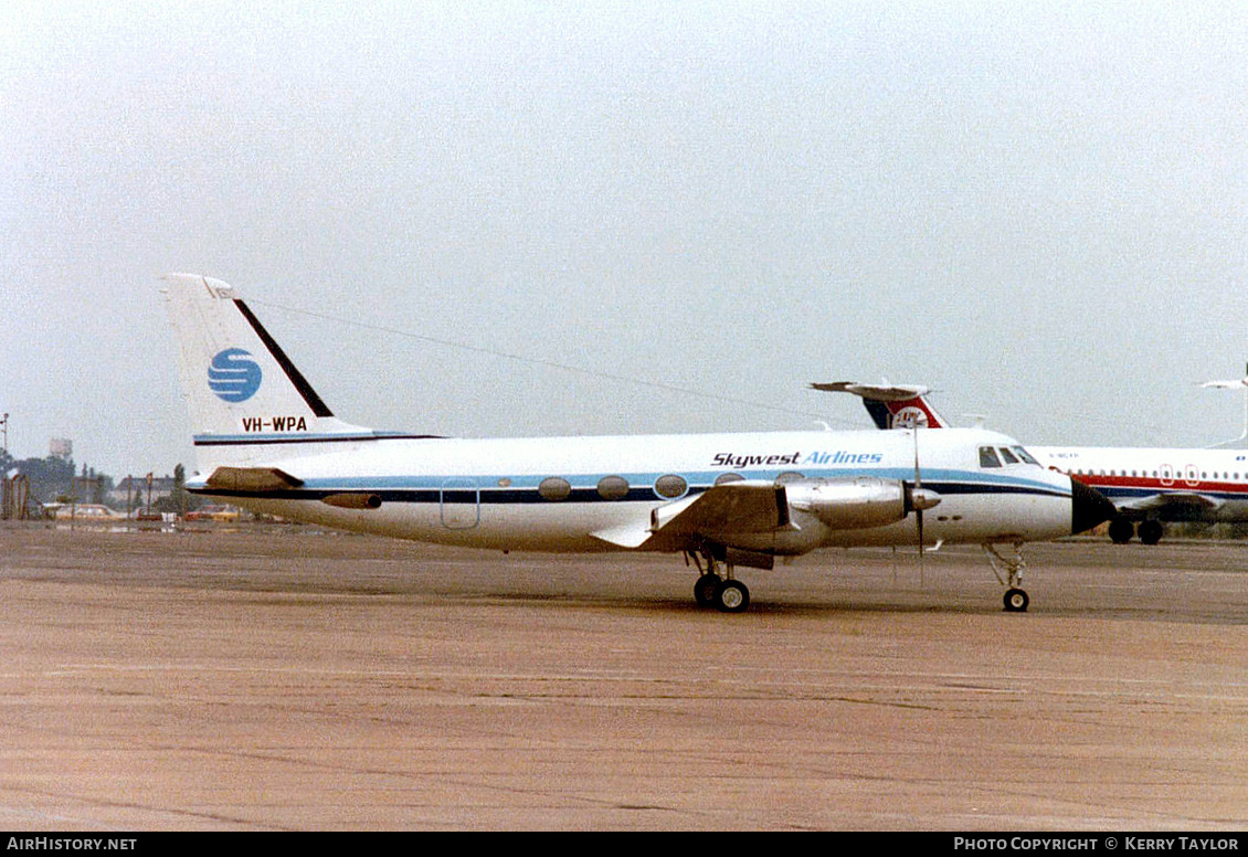 Aircraft Photo of VH-WPA | Grumman G-159 Gulfstream I | Skywest Airlines | AirHistory.net #656357