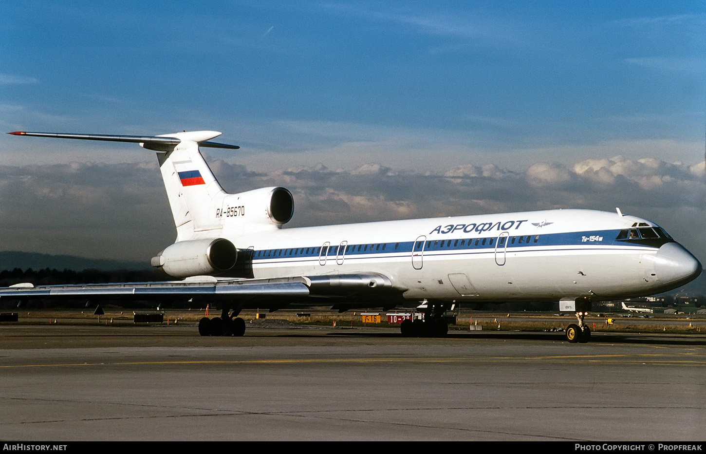 Aircraft Photo of RA-85670 | Tupolev Tu-154M | Aeroflot | AirHistory.net #656376