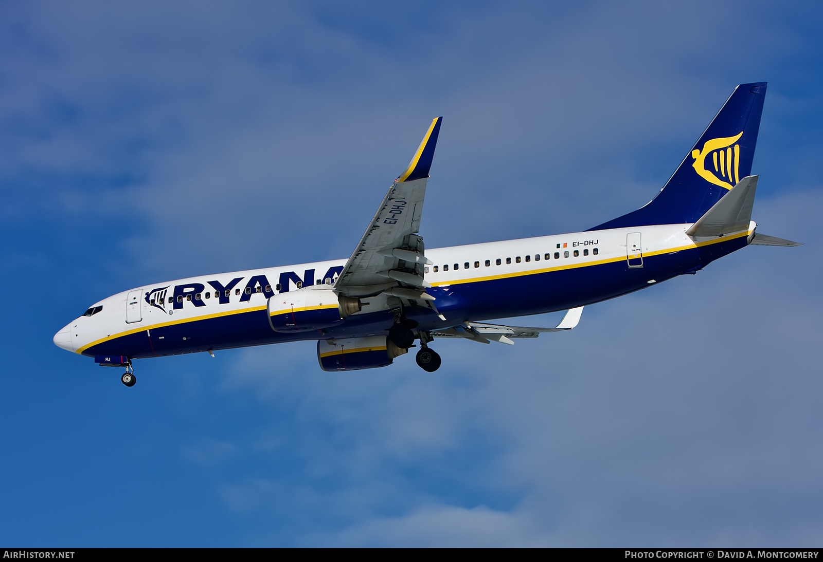 Aircraft Photo of EI-DHJ | Boeing 737-8AS | Ryanair | AirHistory.net #656401