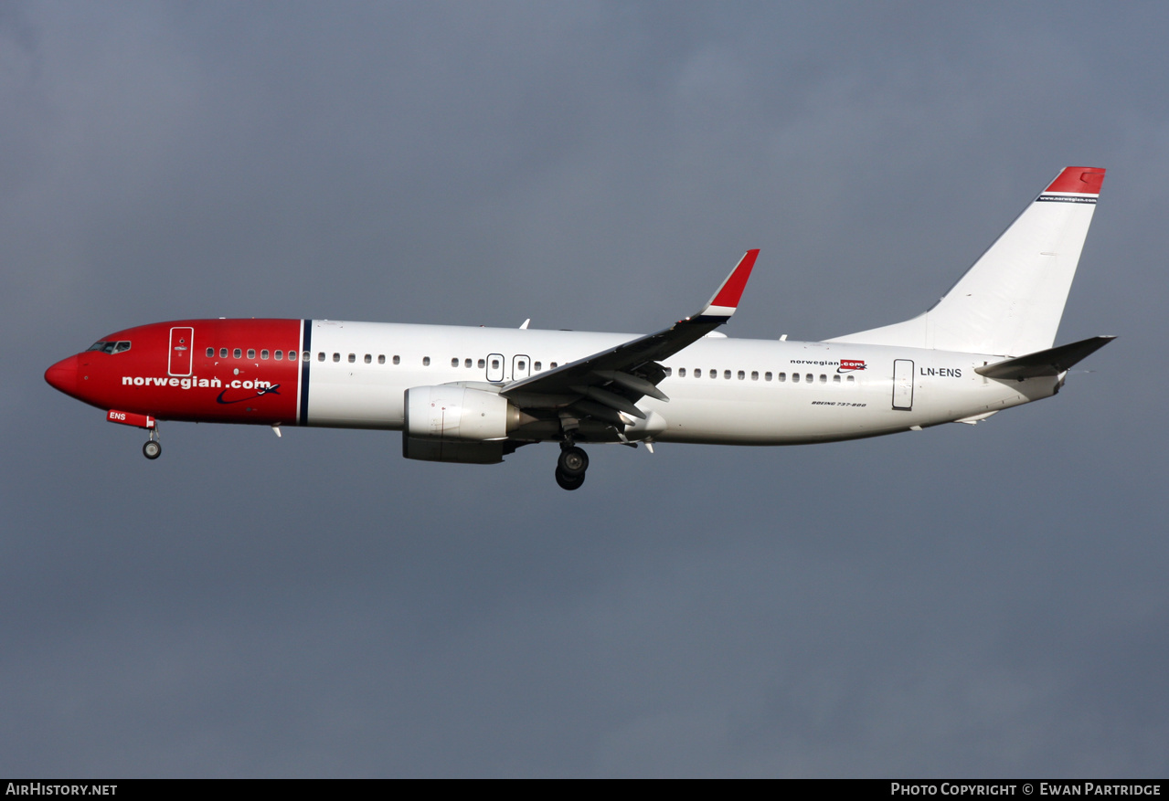 Aircraft Photo of LN-ENS | Boeing 737-8JP | Norwegian | AirHistory.net #656425