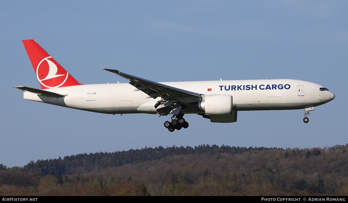 Aircraft Photo of TC-LJM | Boeing 777-F | Turkish Airlines Cargo | AirHistory.net #656429