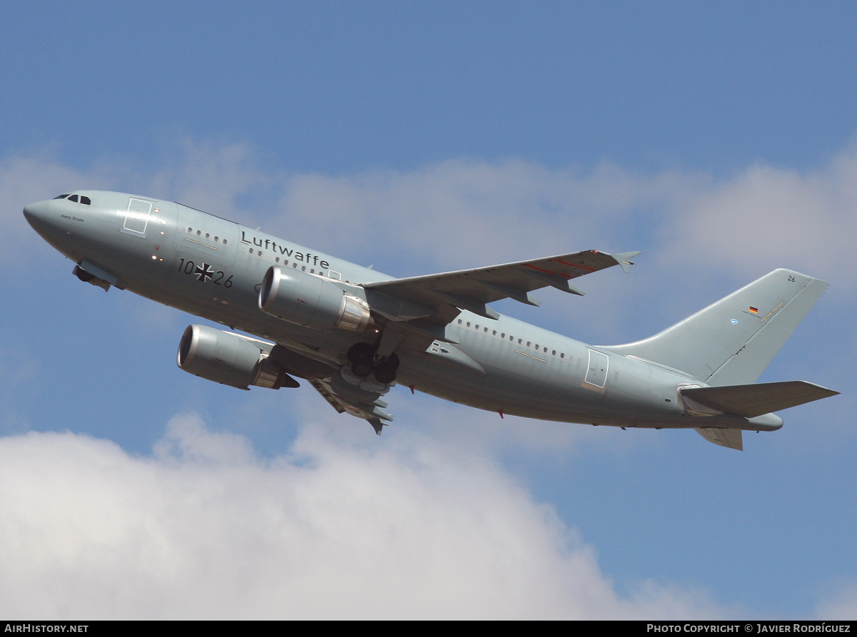 Aircraft Photo of 1026 | Airbus A310-304 | Germany - Air Force | AirHistory.net #656468