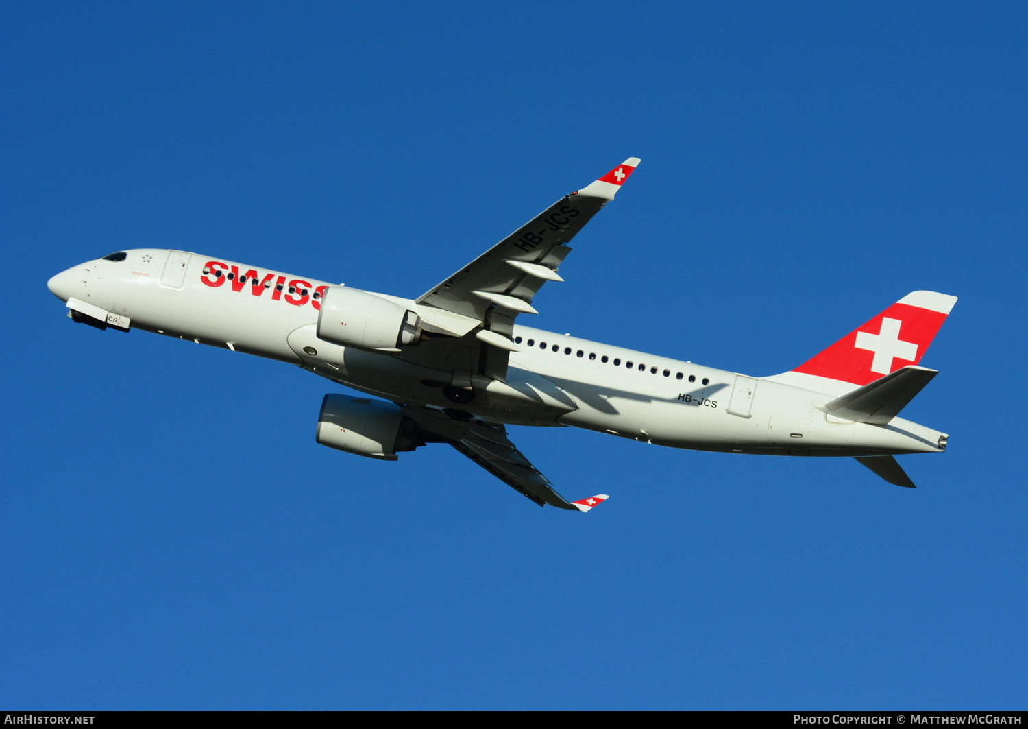 Aircraft Photo of HB-JCS | Airbus A220-371 (BD-500-1A11) | Swiss International Air Lines | AirHistory.net #656495
