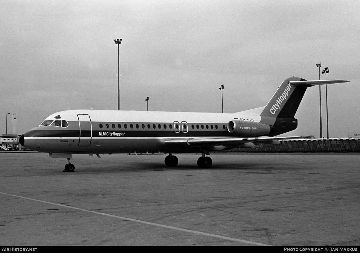 Aircraft Photo of PH-CHI | Fokker F28-4000 Fellowship | NLM Cityhopper | AirHistory.net #656496