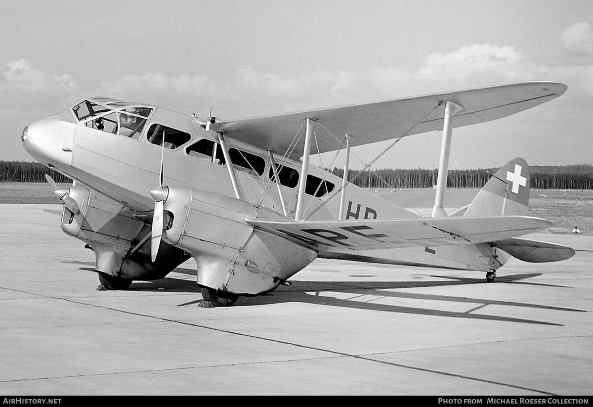 Aircraft Photo of HB-APE | De Havilland D.H. 89 Dragon Rapide | AirHistory.net #656514