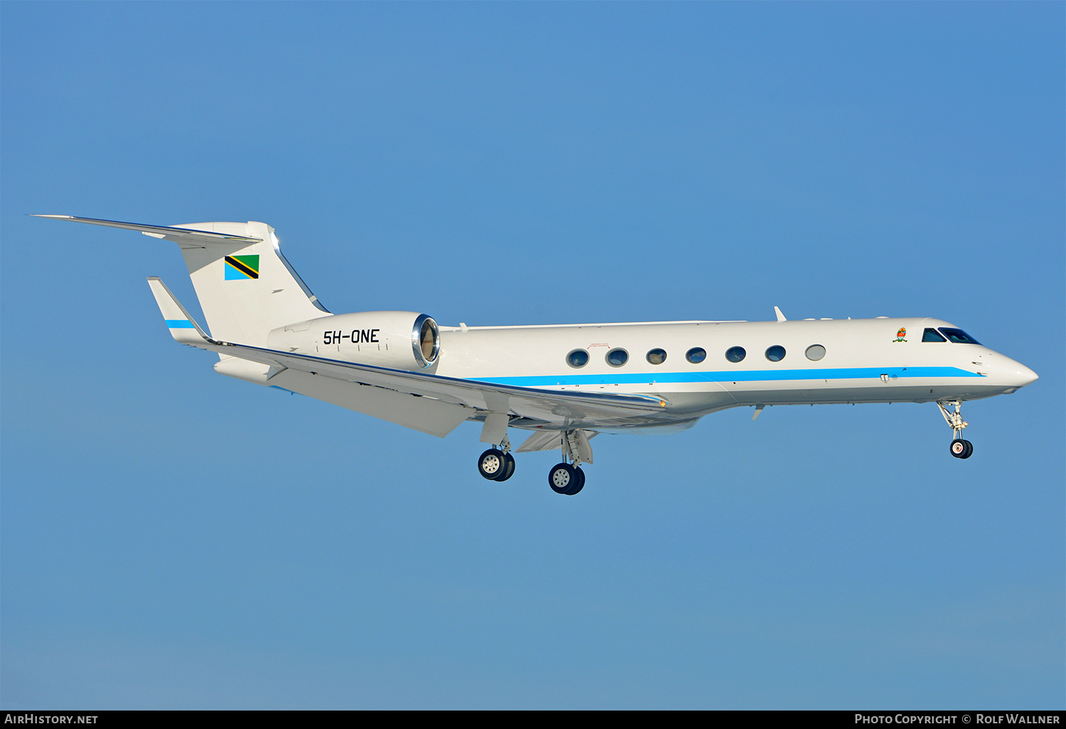 Aircraft Photo of 5H-ONE | Gulfstream Aerospace G-V-SP Gulfstream G550 | Tanzania Government | AirHistory.net #656515