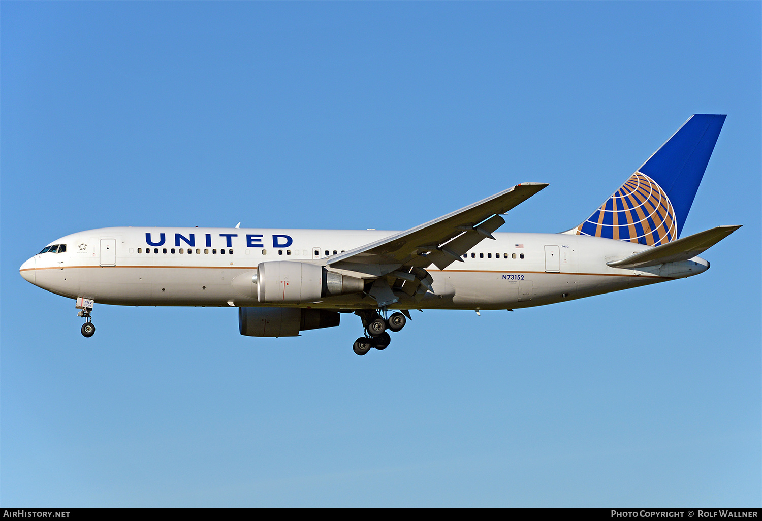 Aircraft Photo of N73152 | Boeing 767-224/ER | United Airlines | AirHistory.net #656522