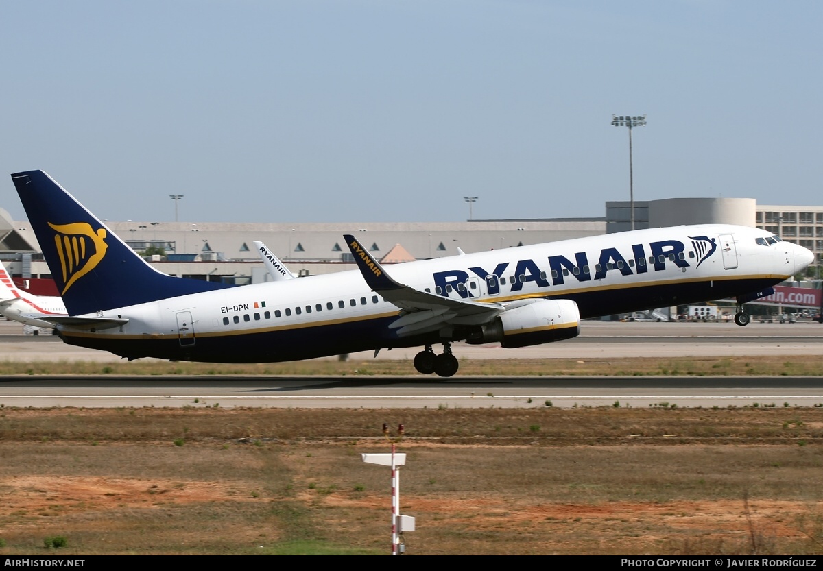 Aircraft Photo of EI-DPN | Boeing 737-8AS | Ryanair | AirHistory.net #656524