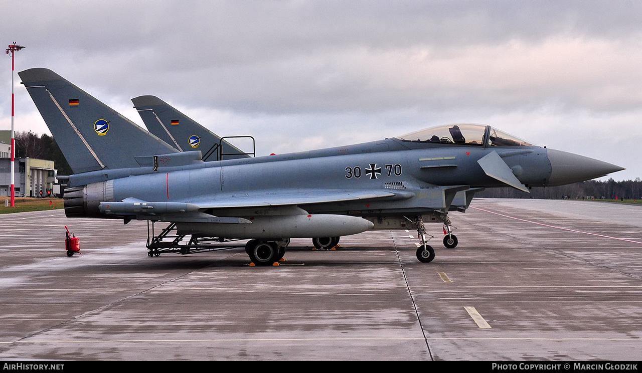Aircraft Photo of 3070 | Eurofighter EF-2000 Typhoon S | Germany - Air Force | AirHistory.net #656529