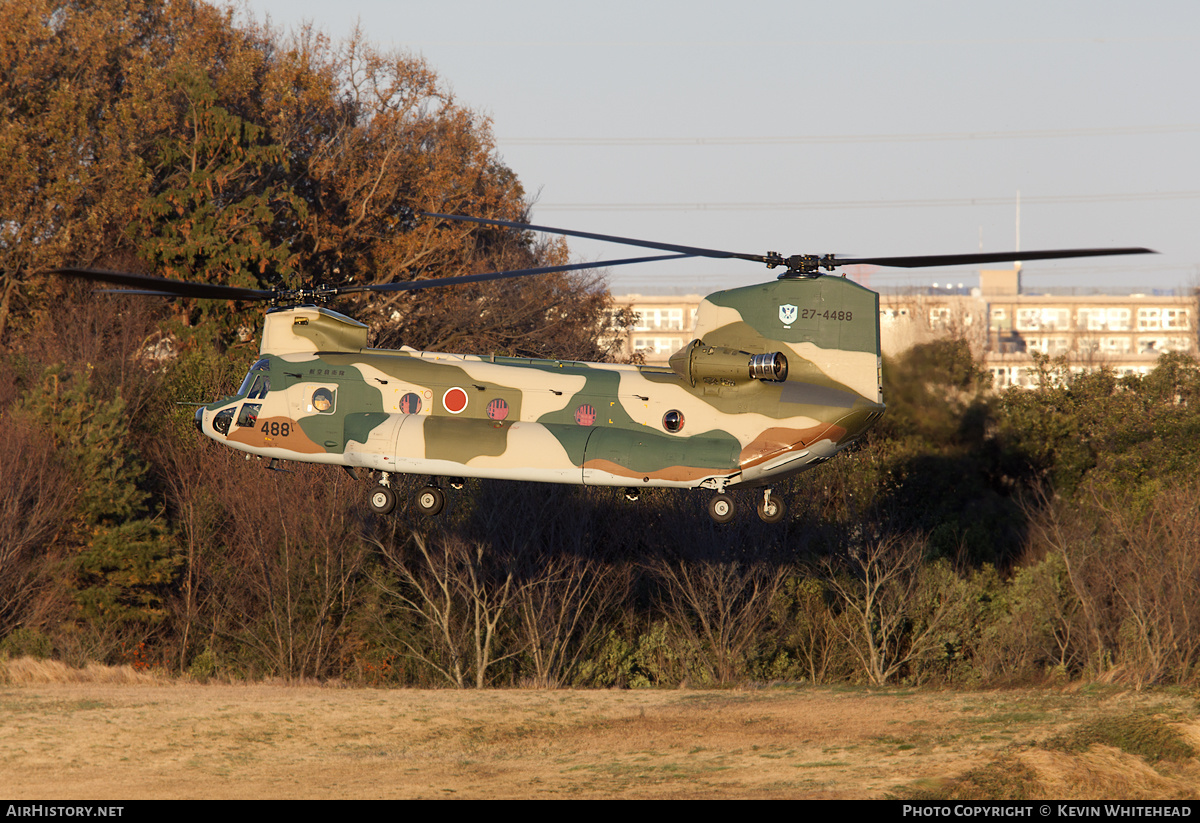 Aircraft Photo of 27-4488 | Boeing CH-47J Chinook (414) | Japan - Air Force | AirHistory.net #656537