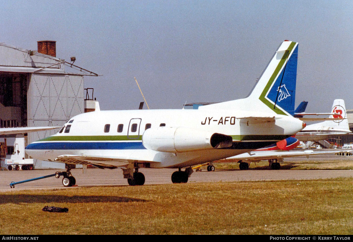 Aircraft Photo of JY-AFO | North American Rockwell NA-380 Sabreliner 75A | Sierra Leone Airways | AirHistory.net #656569