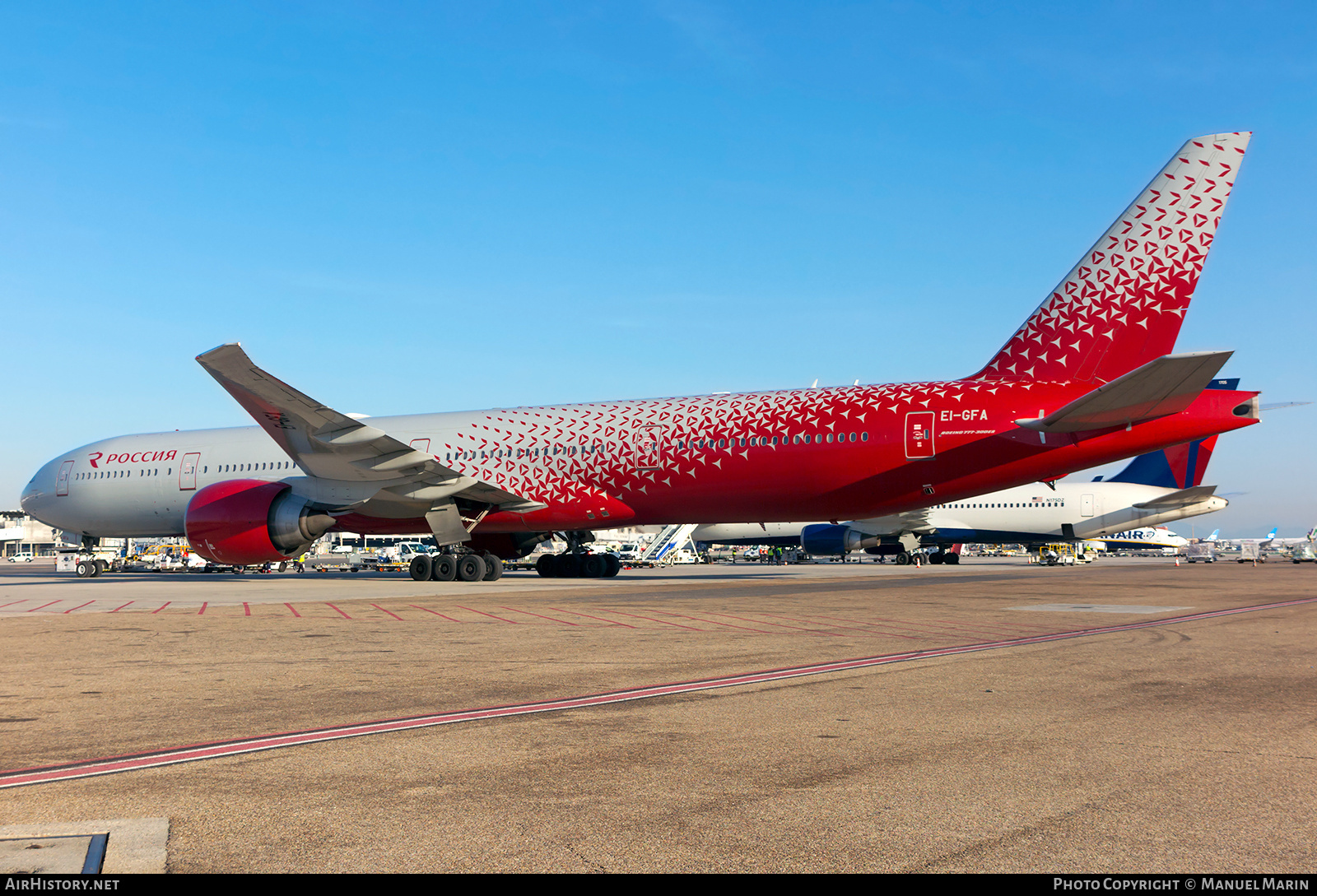 Aircraft Photo of EI-GFA | Boeing 777-31H | Rossiya - Russian Airlines | AirHistory.net #656570