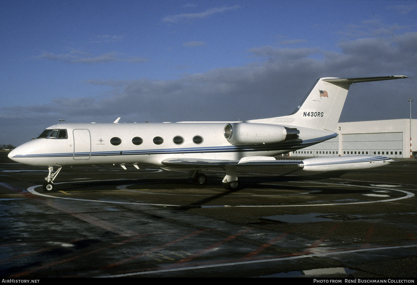 Aircraft Photo of N430RG | Gulfstream American G-1159 Gulfstream II-TT | R&G Aviation International | AirHistory.net #656579