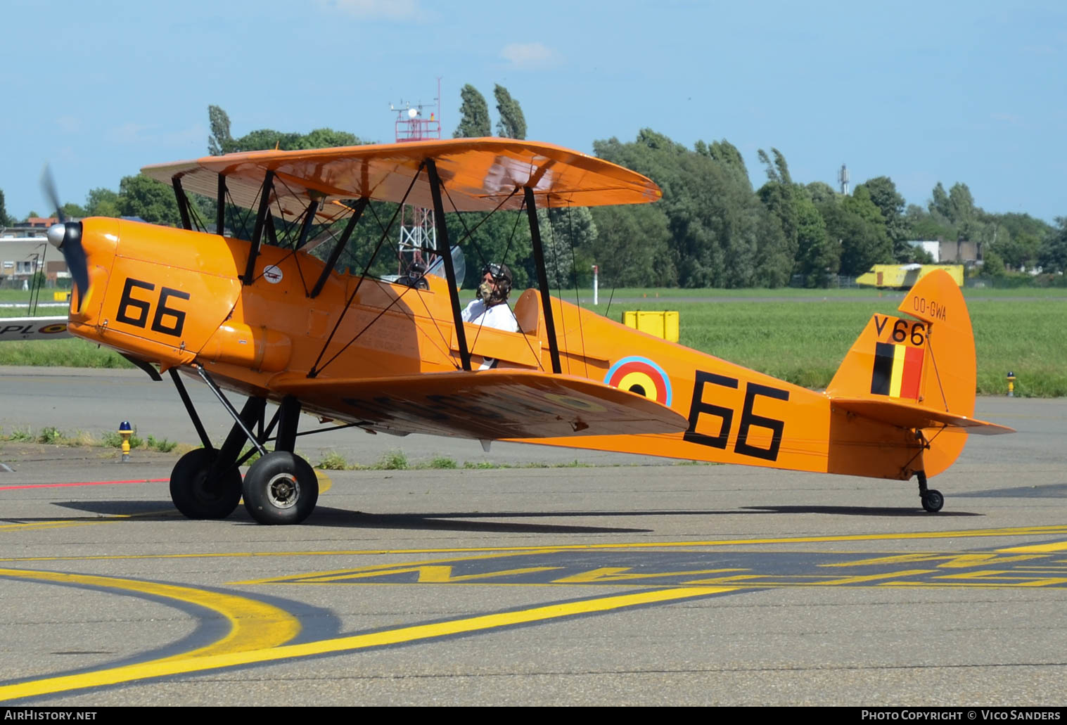 Aircraft Photo of OO-GWA / V66 | Stampe-Vertongen SV-4C | Belgium - Air Force | AirHistory.net #656595