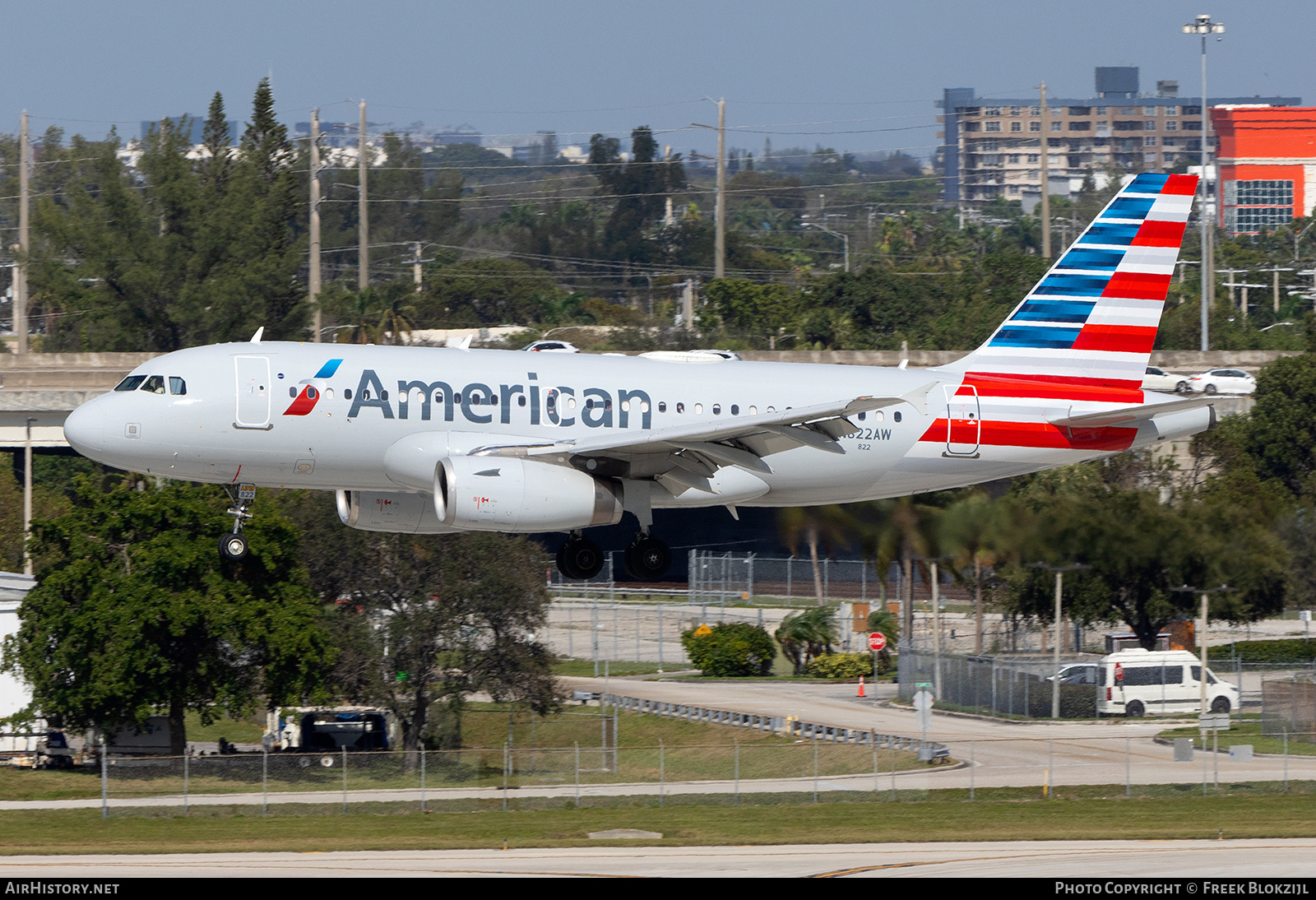 Aircraft Photo of N822AW | Airbus A319-132 | American Airlines | AirHistory.net #656597