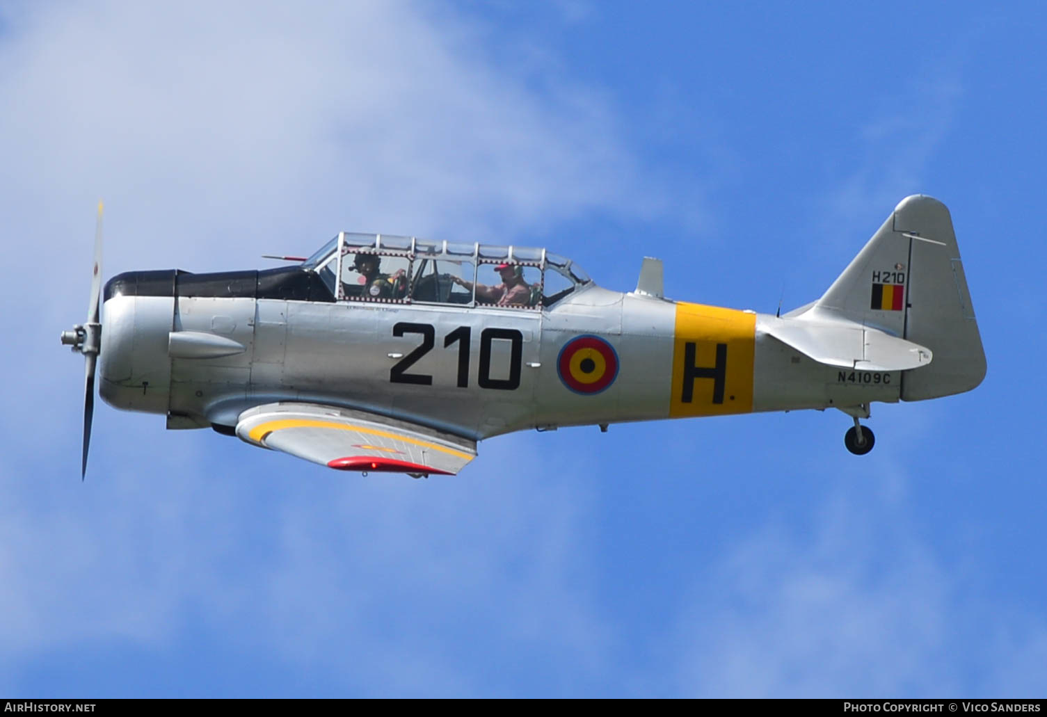 Aircraft Photo of N4109C / H210 | North American T-6G Texan | Belgium - Air Force | AirHistory.net #656611