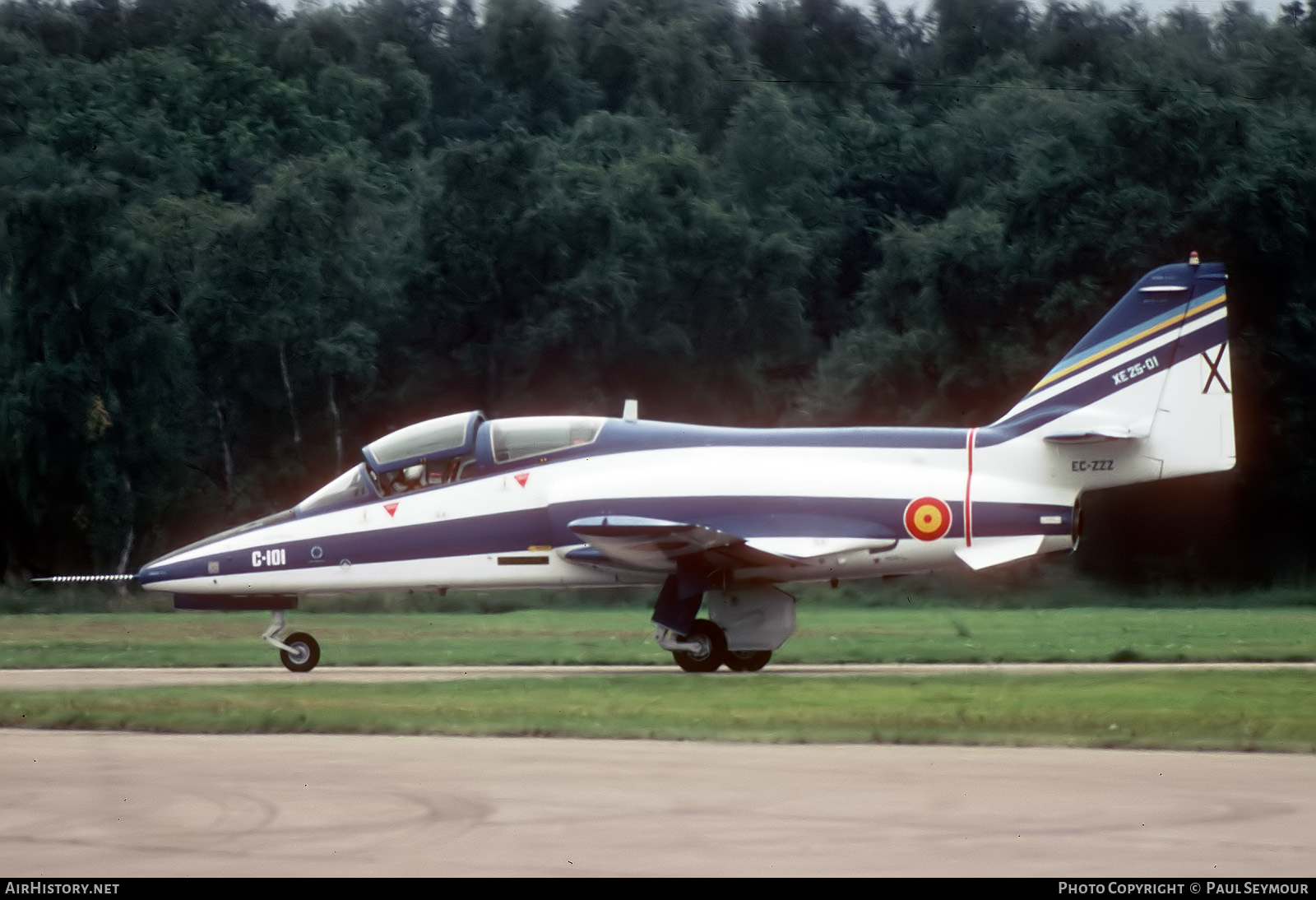 Aircraft Photo of XE.25-01 / EC-ZZZ | CASA C101EB Aviojet | Spain - Air Force | AirHistory.net #656659