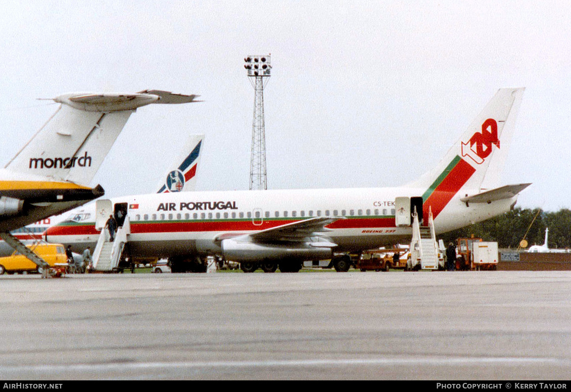 Aircraft Photo of CS-TEK | Boeing 737-282/Adv | TAP Air Portugal | AirHistory.net #656665