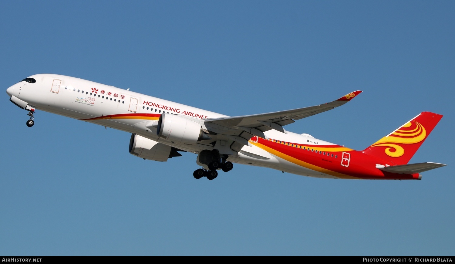 Aircraft Photo of B-LGA | Airbus A350-941 | Hong Kong Airlines | AirHistory.net #656679