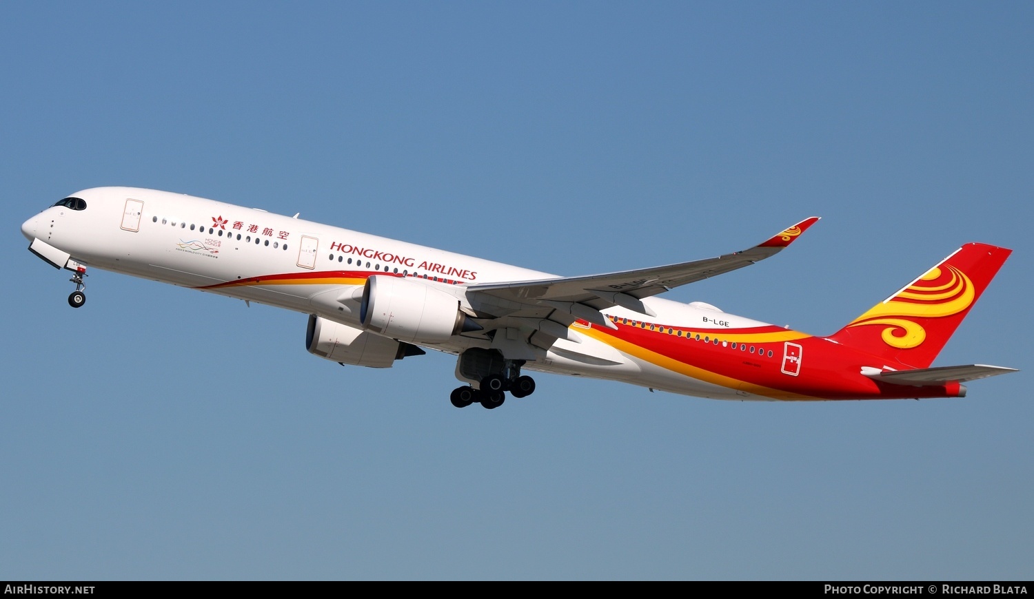 Aircraft Photo of B-LGE | Airbus A350-941 | Hong Kong Airlines | AirHistory.net #656683
