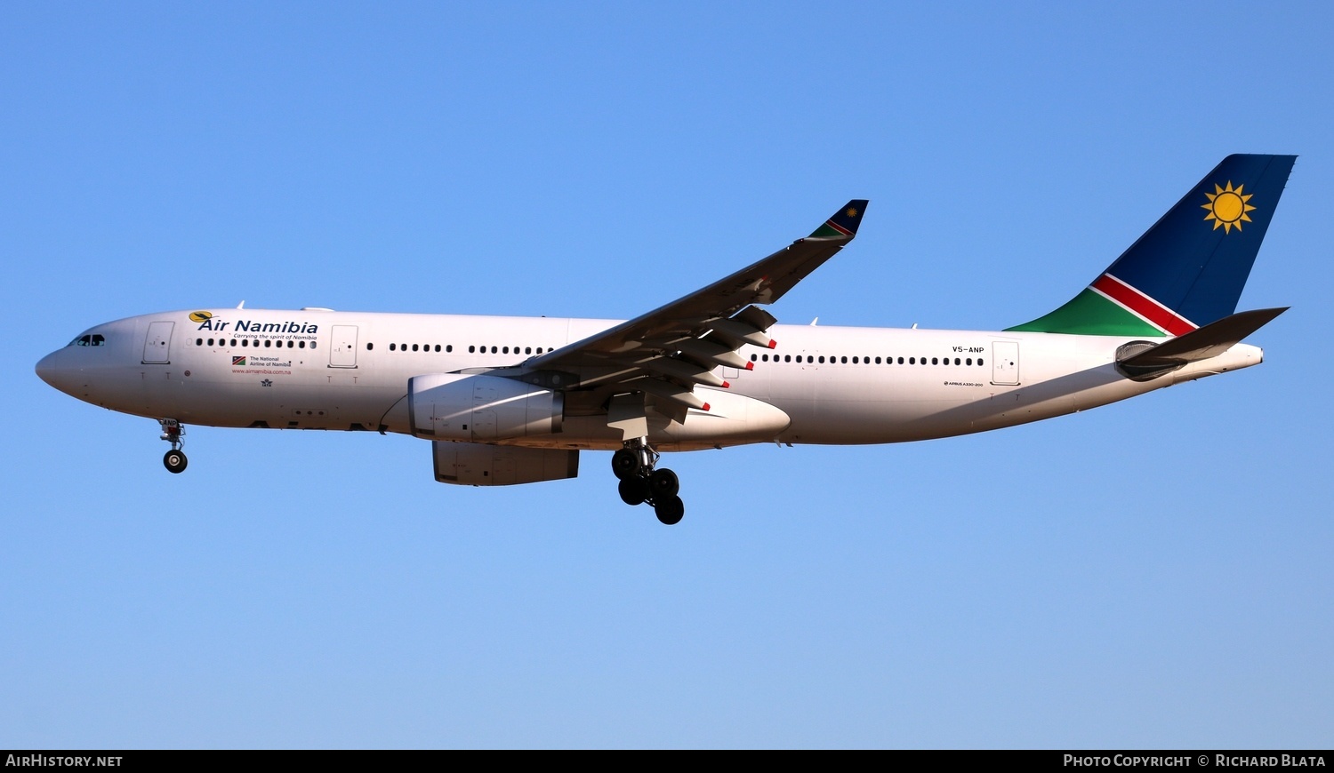 Aircraft Photo of V5-ANP | Airbus A330-243 | Air Namibia | AirHistory.net #656686