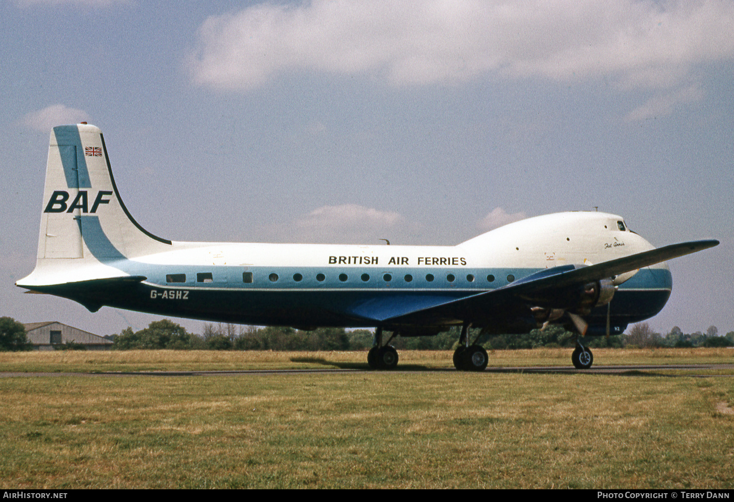 Aircraft Photo of G-ASHZ | Aviation Traders ATL-98 Carvair | British Air Ferries - BAF | AirHistory.net #656689