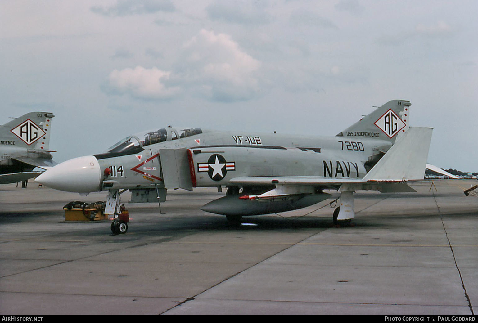 Aircraft Photo of 157280 / 7280 | McDonnell Douglas F-4J Phantom II | USA - Navy | AirHistory.net #656732