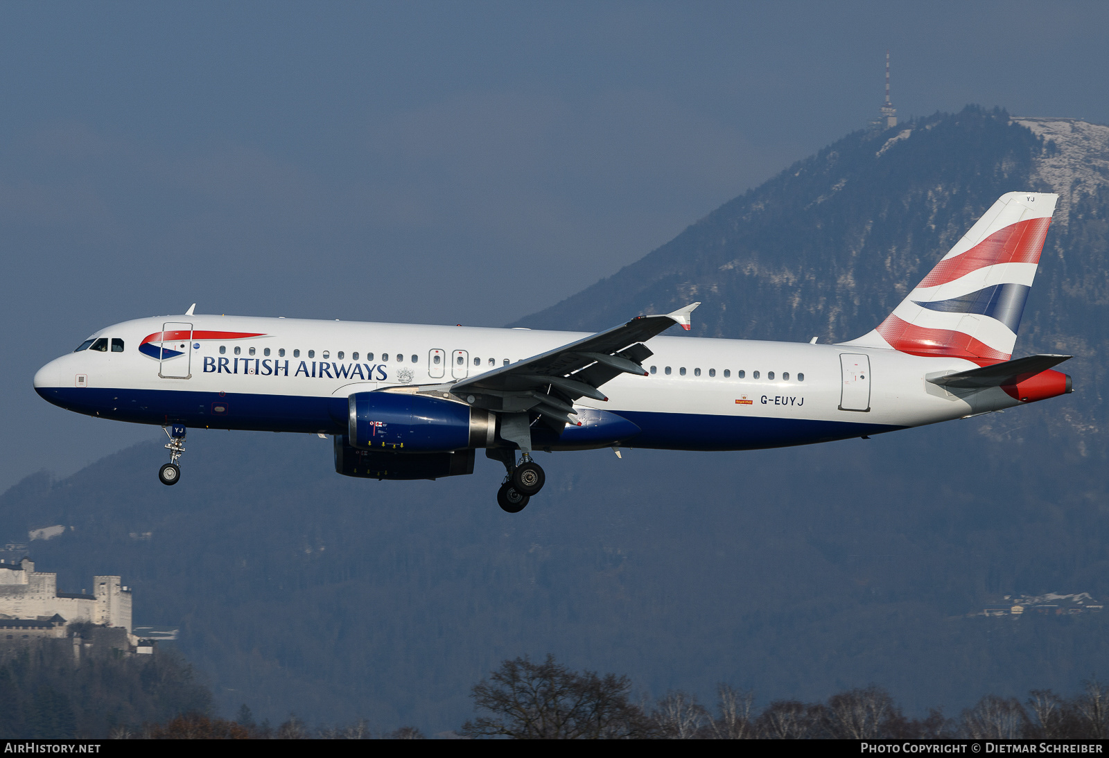 Aircraft Photo of G-EUYJ | Airbus A320-232 | British Airways | AirHistory.net #656750