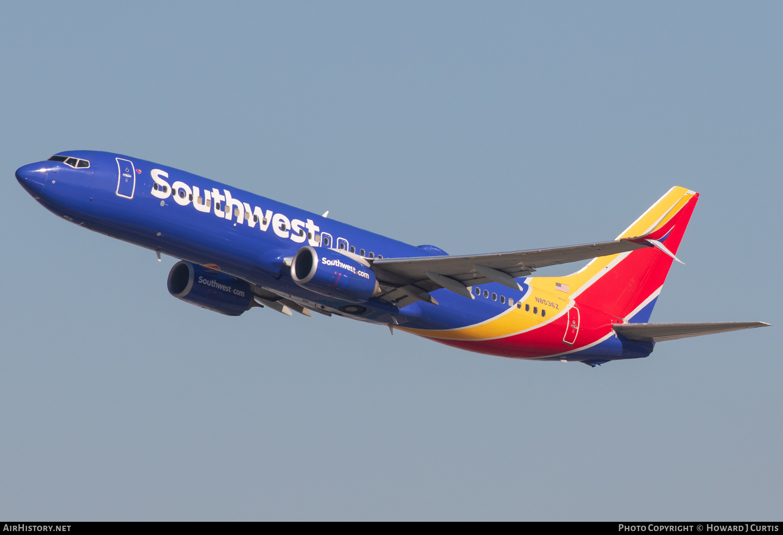 Aircraft Photo of N8536Z | Boeing 737-800 | Southwest Airlines | AirHistory.net #656755